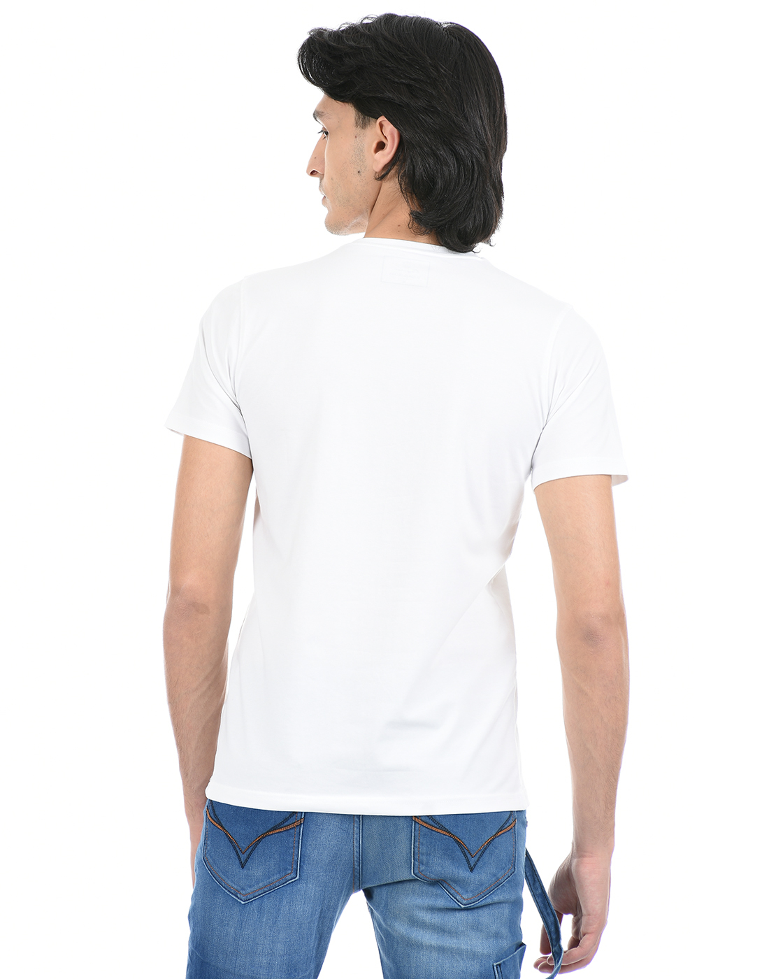 Cloak & Decker by Monte Carlo Men White T-Shirt